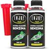 ENJOY TECH System Cleaner Benzina 2x300 ml | Additivo per Motori Benzina | Pulisce Iniettori, Riduce Consumi e Fumosità e Migliora Avviamento e Prestazioni | Made in Italy