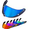 PSLER Visiera per Casco per EXO 520 1400 R1 Visiera Colorata per Scorpion EXO 391 520 1400 R1,Protezione UV per Moto Accessori di Ricambio per Visiera Protettiva(Blu Trasparente)