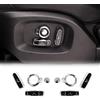 YIWANG ABS 8 pezzi pulsante di regolazione sedile copertura accessori per Discovery Sport EVOQUE Vogue Velar Discovery 5, per XE/XF F-Pace