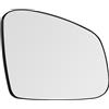 SENZEAL Vetro dello Specchietto Lato Passeggero Destro Riscaldato con Piastra Portante per Smart Fortwo W453 2014-2020 A0998116600 A0998116400 (Destro)
