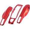 A ABSOPRO Guscio Chiave Auto per Porsche Cayenne 1 Pezzo | Rosso Galvanizzato, Tpu, 7.8x1.9cm, 7.9x1.8cm, Per Porsche Panamera E Macan, Protegge Da Graffi E Urti, Facile Montaggio