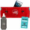 Viva Terma Cinturon Running + Soft Flask 500 ml, marsupio da corsa da donna, cintura da corsa, trail running ed escursionismo, rosso, S/M, Cintura da corsa con tasche per riporre oggetti personali +