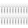 LT Easiyl 20 Pezzi 17 Mm Girelle A Scatto Da Pesca Per Esche Da Pesca In Mare Esche In Acqua Dolce 1,5 x 3,5mm