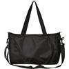 Lecreatekit Spaziosa borsa tote per racchetta da tennis, badminton e pickleball con scomparti dedicati (colore nero, taglia L)