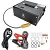 TUXING Compressore d'aria portatile PCP, 4500 psi/30 Mpa, arresto automatico, senza olio, convertitore integrato alimentato da auto 12 V DC o casa 110 V AC, compressore serbatoio paintball con