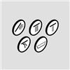 hansgrohe set simboli, 94924000, Universal cromo [Rubinetteria Bagno > Ricambi Rubinetteria Bagno]