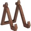 Wvxilyr Supporto piatto decorativo in legno, supporto piatto da tavolo multiuso, espositore per cornici fotografie, libri, vinile, mensola piccolo cavalletto in legno vintage, 15,2 cm