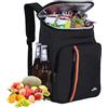 DAOXU 23L Zaino termico frigo, borsa frigo termica Porta Pranzo Zaino frigo termico portatile,mantiene il cibo caldo o freddo, gita di un giorno al parco, picnic, barbecue, eventi