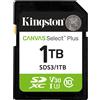Kingston 1TB Scheda memoria Kingston SDXC canvas select plus gen3 classe 10 [SFKINSDT01CS310]