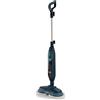 Ariete 4178 Dual Steam Scrub, Scopa a vapore con panni rotanti, 1200W, Serbatoio 400cc, 2 velocità, 4 panni, Blu