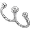 Uno de 50 UNOde50 Anello da donna, Argento Sterling 925, Misura unica - 18.2 mm, Lega di metallo, Gioiello fatto a mano