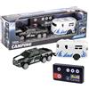 Revell Control I Mini RC Car con Camper I Scala 1:64 I A partire dai 6 anni I Frequenza radio: GHz I Camping Avventura in Piccolo Formato I Design realistico I Auto giocattolo radiocomandata