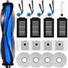 Fixbetter Set di accessori di ricambio per Ecovacs Deebot T30C Omni Gen2 / T30C Omni robot aspirapolvere pezzi di ricambio, 1 spazzola a rotolo, 4 filtri HEPA, 4 salviette, 4 sacchetti per la polvere