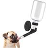 Andiker Distributore di acqua per cani, dispenser per acqua per animali domestici, può essere sollevato e abbassato, bottiglia per acqua potabile per cani (nero)