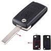 kuyuansu Caso chiave a distanza per Peugeot 207 307 308 407 607 807 Per Citroen C2 C3 C4 C5 C6 Flip Pieghevole Auto Key shell 2Buttons 3Buttons (HU83 536, 2B)