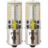 PYRJIN Ba15s 1156 1141 LED Lampadina 12v-18v, Singolo contatto a baionetta SBC, 5W Bianco Caldo 3000K, Per RV Interni Auto Retromarcia di Segnale Fanale Posteriore. (2 Pz)