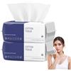 BODFPPC Asciugamani Monouso 200 Pezzi - Salviette Viso in Cotone Spesso Usa e Getta, Biodegradabili per Rimozione Trucco e Pulizia Delicata
