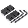ACEXIER 2 Pezzi/Set 3/8 11 mm Coda di Rondine a 7/8 20 mm Adattatore per tessitore convertitore Anello di Montaggio Lega di Alluminio Picatinny Piattaforma ferroviaria innovativa