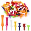 SZXMDKH Tee da golf in plastica, 70 pezzi di dimensioni miste, tee da golf resistenti per l'inverno, piccoli tee da castello in diversi colori (5 mm, 32 mm, 39 mm, 45 mm, 51 mm, 59 mm, 70 mm)