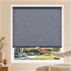 Chicology Cordless Cellular Shades Tenda per Finestra a cella Singola Privacy, Poliestere Metallo Plastica, Morning Ocean, 163W x 97H cm