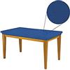 BIANCALUNA Copritavolo 6 posti Genius Rettangolare -blu-