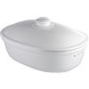 Römertopf 2 810 04 Pentola Ovale per Pane, Dimensioni: 44 x 26 x 19,5 cm, Colore: Bianco