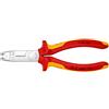 KNIPEX Spelacavi in confezione Self-service cromata isolati con manici rivestiti in materiale bicomponente, collaudati VDE 165 mm, 13 46 165 SB