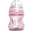 Nuvita Materno Feel - Biberon Anti-Colica con Tettarella a Flusso Lento colore Rosa, 150ml