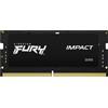 Kingston Technology Memoria Kingston Technology FURY 64 GB 5600 MT/s DDR5 CL40 SODIMM (Kit da 2) Impact PnP [KF556S40IBK2-64]