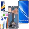 HLYGZX Display di ricambio per Samsung Galaxy S20+ 4G/S20+ 5G LCD Schermo TFT G985 G985F G986F G986F Touch Digitizer Assembly Kit parti di riparazione (nero con cornice, senza impronte digitali)