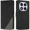 SONWO Cover per Redmi Note 14 PRO 5G / Redmi Note 14 PRO Plus 5G / Xiaomi Poco X7 5G, Flip Custodia in PU Pelle, Cover a Libro Portafoglio con Slot per Schede per Redmi Note 14 PRO 5G, Nero