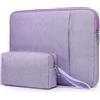 HYZUO 13,3-14 Pollici Custodie per Portatili per MacBook Pro 14 M4/M3/M2/M1, MacBook Air/Pro 13,3, 13,5"/13,8" Surface Book/Laptop, notebook 13,3" HP Dell Lenovo Asus Acer, Viola Lilla