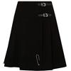 Tartanista -Kilt al Ginocchio Donna 50,8cm (20")- Stile Guardia Nera - EU44 UK16