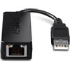TRENDnet, TU2-ET100, USB 2.0 per Adattatore Ethernet Veloce, supporta Windows e Mac OS, chipset ASIX AX88772A