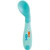 CHICCO (ARTSANA SpA) Chicco Cucchiaino Iaio Angolato Azzurro per lo Svezzamento 8M+, 1 Pezzo