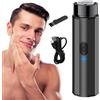 Generic Rasoi Da Uomo Rasoio Elettrico, Rasoio Da Viaggio Ricaricabile USB, Macchine Da Barba Impermeabili, Rifinitore Bagnato E Asciutto, Rasoi Portatili Per Viaggi A Casa, Rasoio Elettrico USB Por
