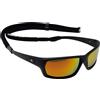 CRESSI BILL BLACK/ORANGE CON LACCIOLO GALLEGGIANTE Occhiali Da Sole Laccio