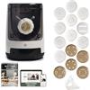 CLASSE ITALY PASTAIO Macchina per la Pasta con 16 trafile di cui 5 in Bronzo. 5 ANNI GARANZIA ITALIA, Pasta Maker, con bilancia, fino a 800g di pasta, 25 tipi diversi di pasta