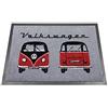 BRISA VW Collection - Volkswagen zerbino Vintage Antiscivolo e Assorbente, per Ingresso, da Interno/Esterno, Camper T1 Bus Design (Grigio/70x50cm)