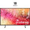 Samsung Smart TV 43 Pollici 4K Ultra HD Crystal Display LED Sistema Tizen Classe G colore Nero - UE43DU7190UXZT
