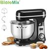 BioloMix Robot da cucina da cucina, frullatore, motore silenzioso, frusta per uova in crema, impastatrice per frusta, 6 velocità, 1200 W, 6 L, CC - 6L Red BM-601