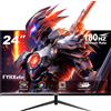 FYHXele Monitor da gioco da 24 pollici 180Hz Display per computer 1K FHD Tempo di risposta da 1 ms Schermo per la cura degli occhi Supporto LCD HDR G-Sync VESA