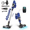 VacniQ YISORA Aspirapolvere a mano e stelo senza fili V12, Aspirapolvere senza fili, Aspirapolvere, 40KPa, 60 minuti, 1,0 L - Blu