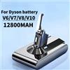 Other Aspirapolvere batteria ricaricabile per Dyson V6 V7 V8 V10 V11 Series SV07 SV09 SV10 SV12 Absolute Fluffy Animal Pro Battery - V6 9800mAh