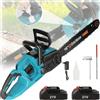 Seeiswork 3500W Brushless 16 pollici motosega elettrica potatura a batteria lavorazione del legno utensile elettrico taglierina da giardino portatile senza batteria - 16 inches-2 batterys