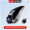 Junsun Nuova dashcam 1080P ADAS Mini Car DVR 120 ° Videoregistratore automatico FOV Dash Cam di tipo nascosto per supporto Android Parcheggio posteriore -