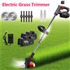 Other BUARTUK 500W Elettrico Cordless Tagliaerba 0-6000PRM Palmare Tazza di carburante Sarchiatore regolabile Attrezzo da giardino con 2PCS 21V Batteria - 2 Battery 1 EU Plug