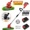 Other Tosaerba elettrico portatile da 850 W 18000 giri/min Tagliaerba elettrico pieghevole Decespugliatore da giardino Utensile elettrico per batteria Makita 21 V - 2 Battery 1 EU Plug