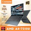 xia man Xiaman 15.6 "Laptop AMD A4-7210U MX350 GPU Notebook PC Portatile Display IPS Laptop da gioco retroilluminati con impronte digitali per lo studio di lavoro - Black