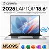 xia man Computer portatile da 15,6 pollici Intel Celeron N5095 Notebook PC Gamer Windows 11 Pro 16GB DDR4 1TB SSD Ufficio Studio PC Laptop 1080P - Grigio